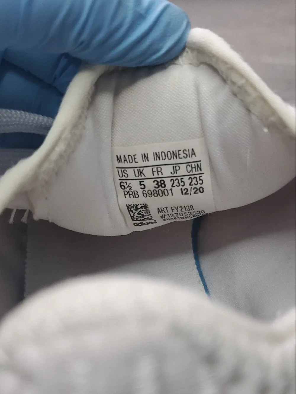 adidas please inspect